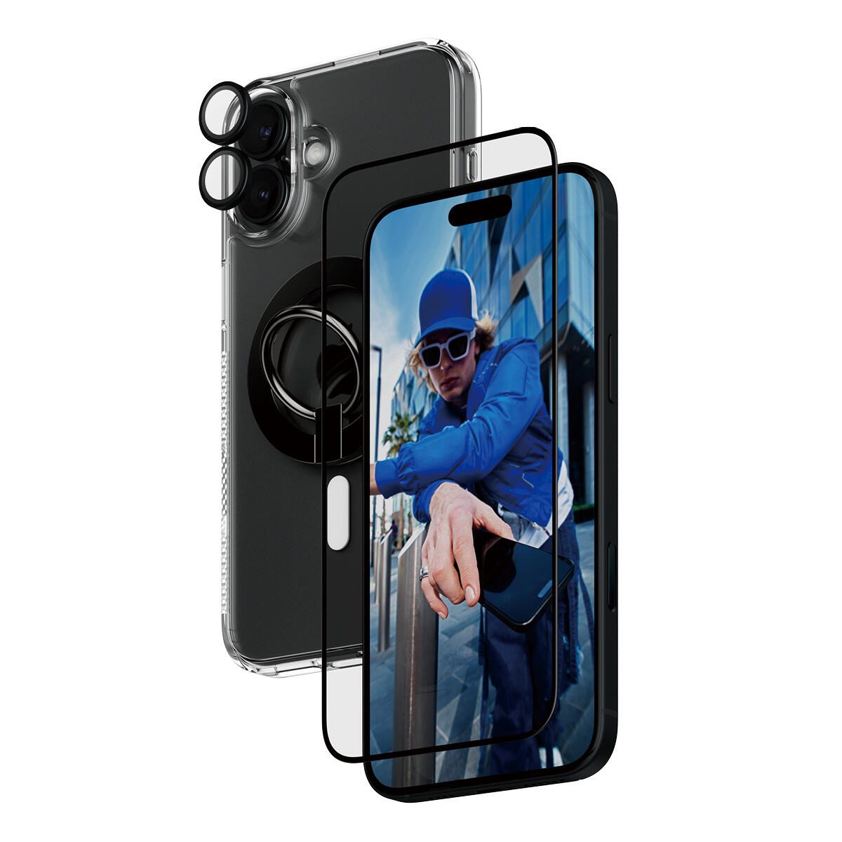 PanzerGlass® 4-in-1 Protection Schutzset für iPhone 16 Plus PanzerGlass® 4-in-1 Protection Schutzset für iPhone 16 Plus